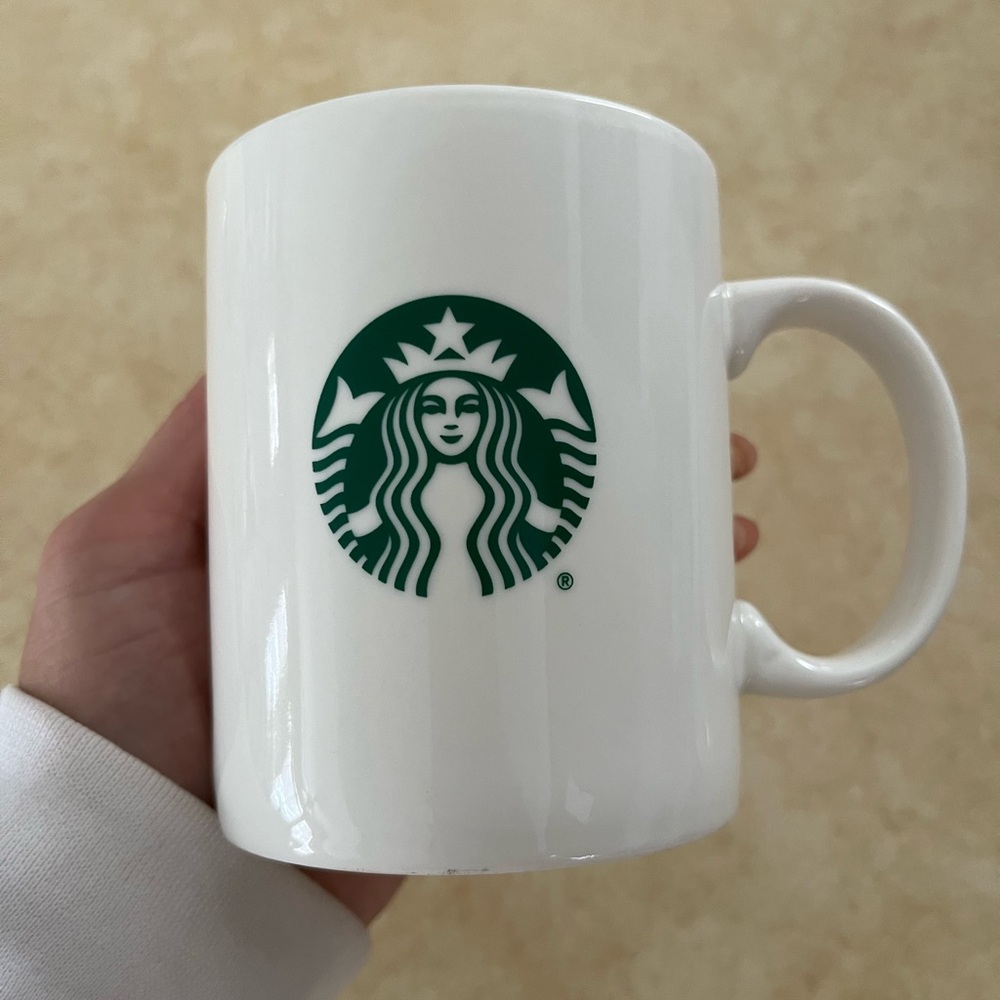 Starbucks White Coffee Mug